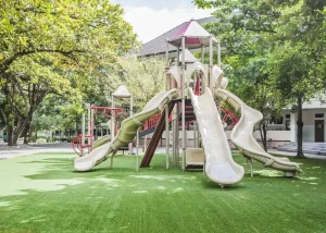 artificial grass for community playgrounds