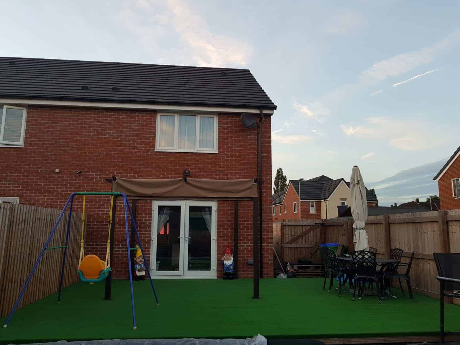 Artificial Grass Direct Patio Installation 