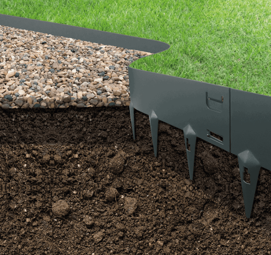 Artificial Grass Steel Edging 9