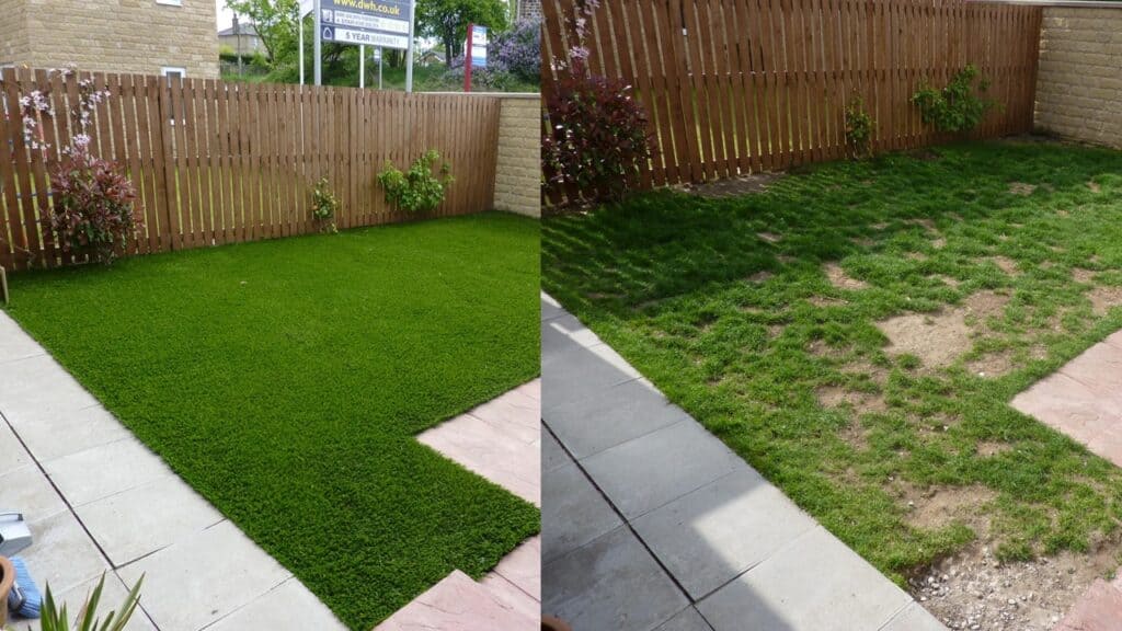 laying your artificial grass